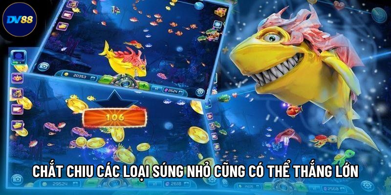 Chắt chiu các loại súng nhỏ cũng có thể thắng lớn Chắt chiu các loại súng nhỏ cũng có thể thắng lớn